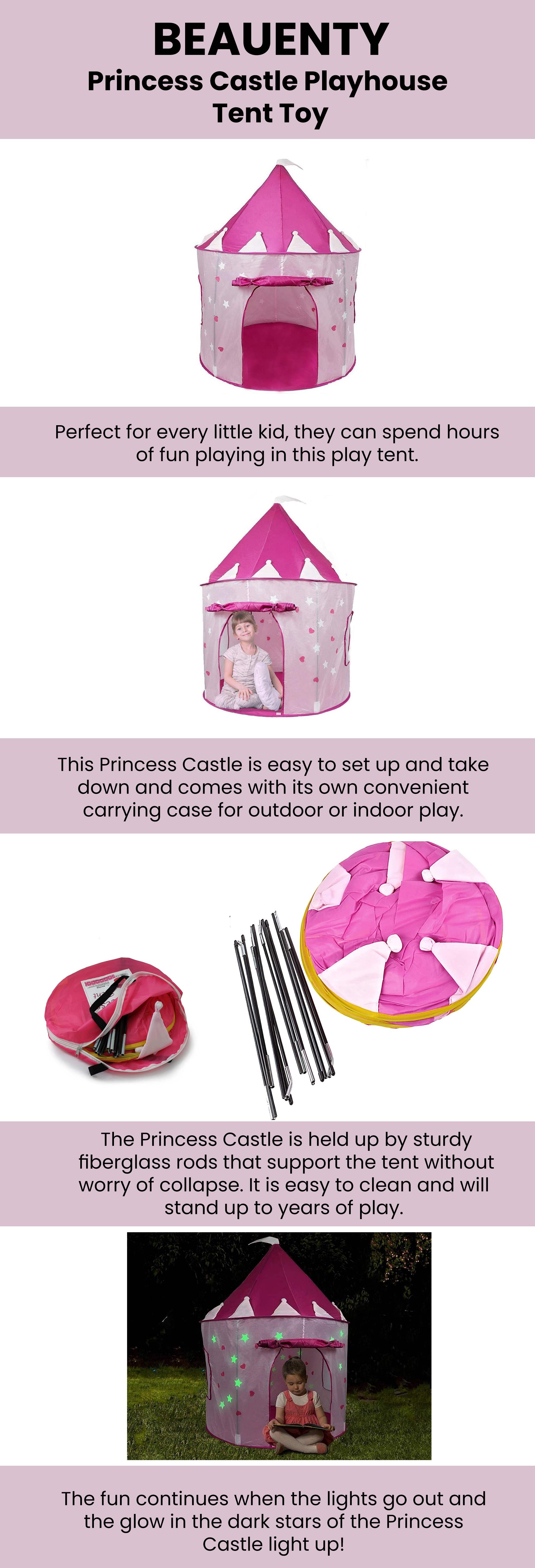 Princess Castle Playhouse Tent Toy