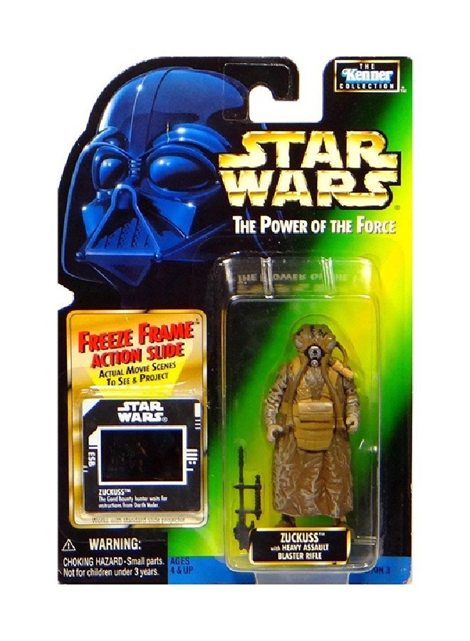 Power Of The Force Zuckuss Action Figure With Freeze Frame