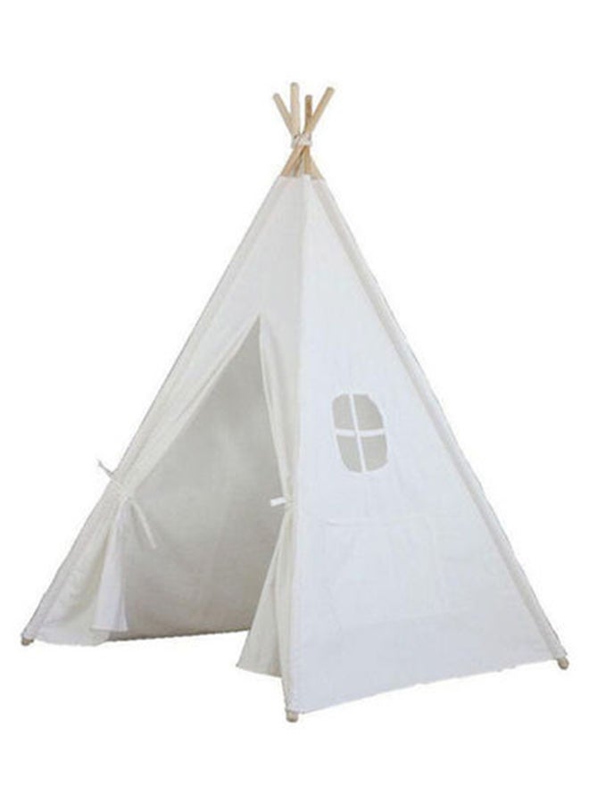 Canvas Cotton Teepee Kids Play Tent 125x160x180cm