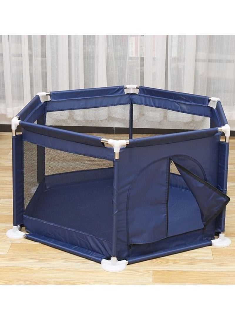 Baby Home Child Safety Fence, Playpens Foldable Baby Playard Palypen Home Child Safety Fence Playground Children Play Fence Washable 6-Panel and Crawling...