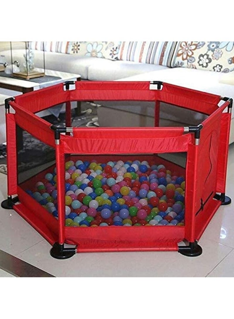 Baby Playpen, Large Baby Playard, Playpen for Babies with Gate Indoor & Outdoor Kids Activity Center, Sturdy Safety Play Yard with Soft Breathable Mesh