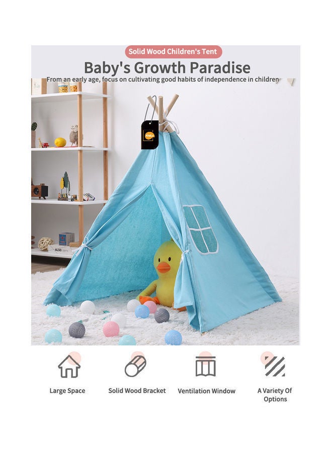 Portable Cotton Carva Teepee Indoor Kids Tent 100x100x110cm