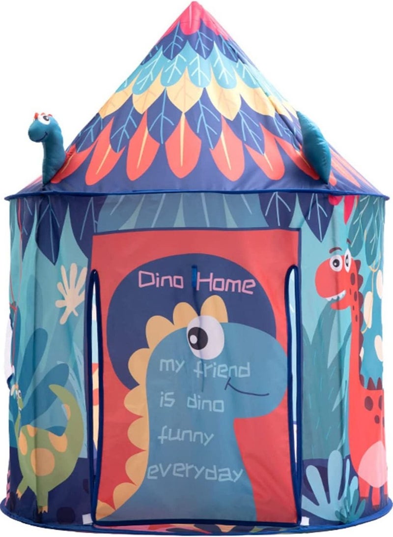 Dinosaur Kids Tent as Kids Toys| Pop Up Play Tent as Kids Playhouse Indoor Outdoor| Tent for Kids as Toddler Tent & Princess Tent | Kids Play Tent as Gifts for 2 to 10 Years Old Boys and Girls