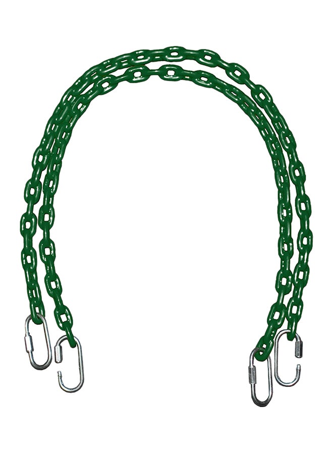 Waterproof Swing Chain With Quick Link Hook - Green 150cm