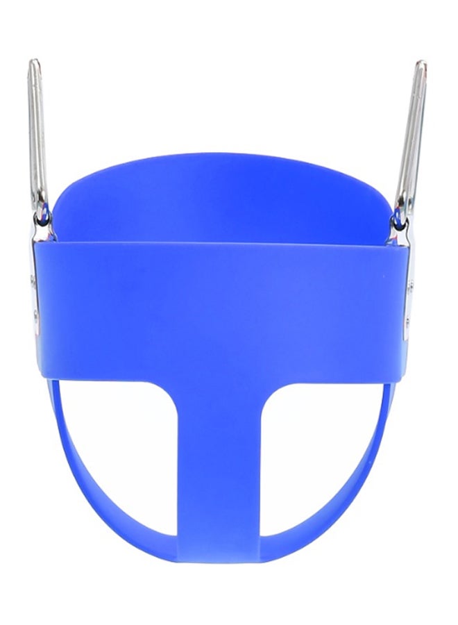 EVA Plastic Heavy-Duty High Back Full Bucket Toddler Swing Seat - Blue 36x27x29cm