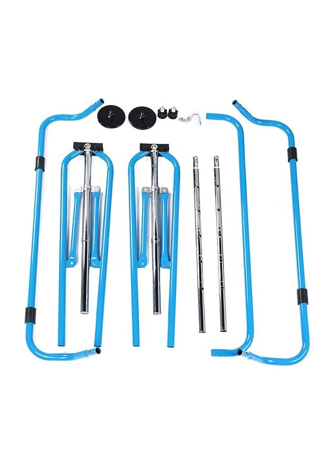 Gymnastics Bar Kids Expandable Gymnastic Bars Equipment, Blue