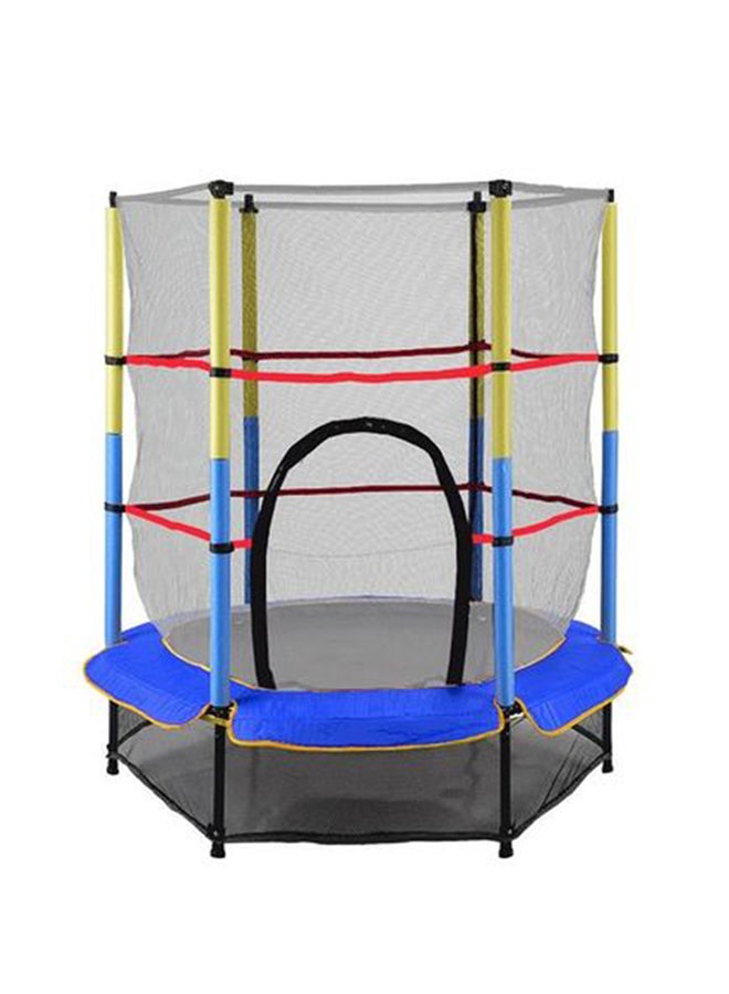 5.5 Feet Small Kids Jumping Enclosed Trampoline 140x140x160cm