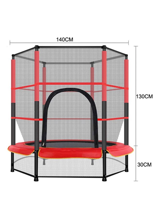 5.5 Feet Heavy Duty Jumping Trampoline With Enclosure 75.5x27x18cm