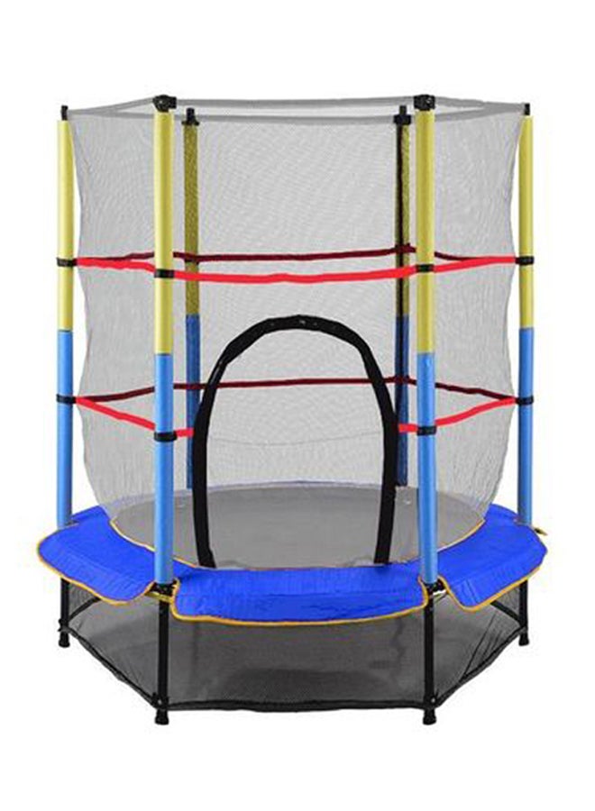 5.5 Feet Soft Portbale Jumping Trampoline With Enclose 140x140x160cm