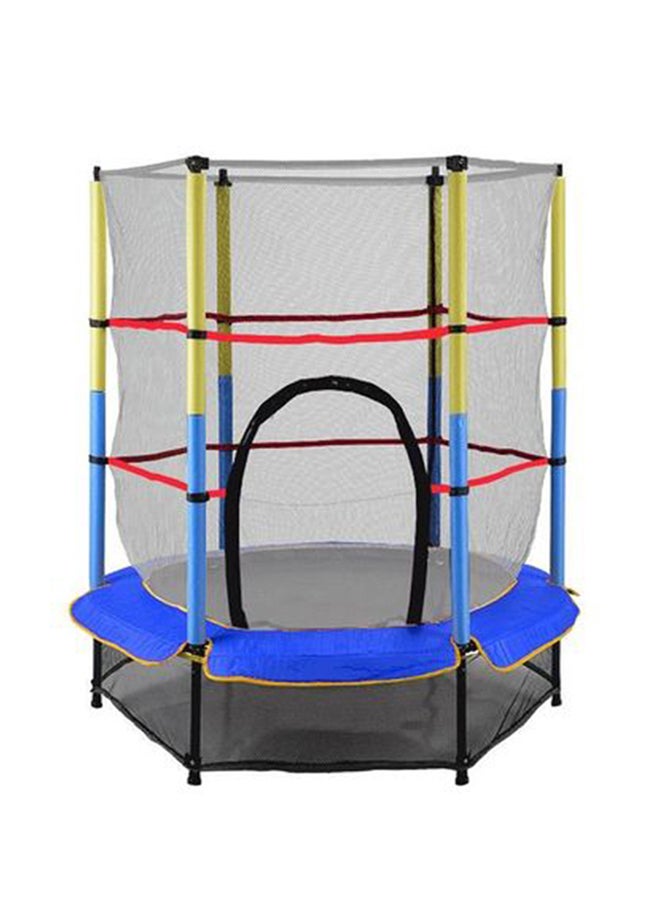 5.5 Feet Portable Foldable Children Fancy Stylish Fully Enclosed Jumping Trampoline 140x140x160cm