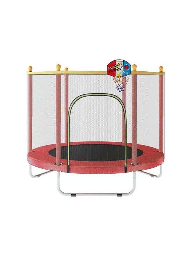 5.5 Feet Waterproof Breathable Full Enclosed Portable Jumping Trampoline 140x140x120cm