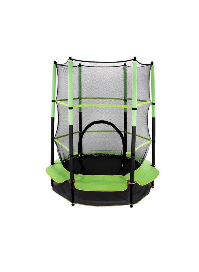 5.5 Feet Sports Fitness Games Kids Trampoline With Enclosure Net Jumping Mat 140X140X160cm