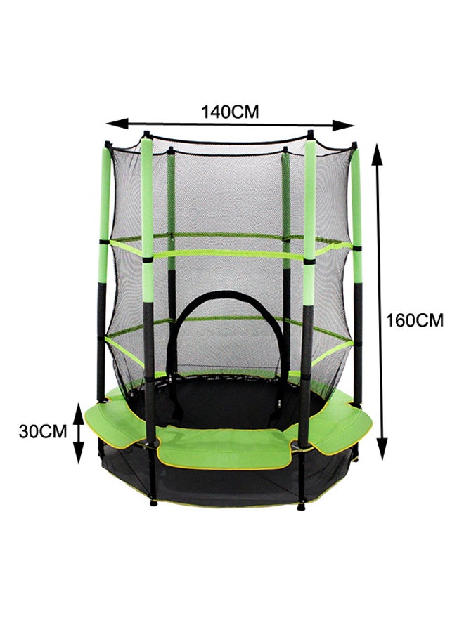 5.5 Feet Gym Equipment Fitness Exercise Indoor Gymnastic Mini Trampoline 140x140x160cm