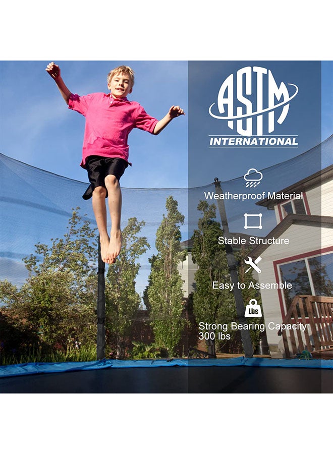 8FT Fancy And Stylish Trampoline For Kid And Adult 244X244X210cm