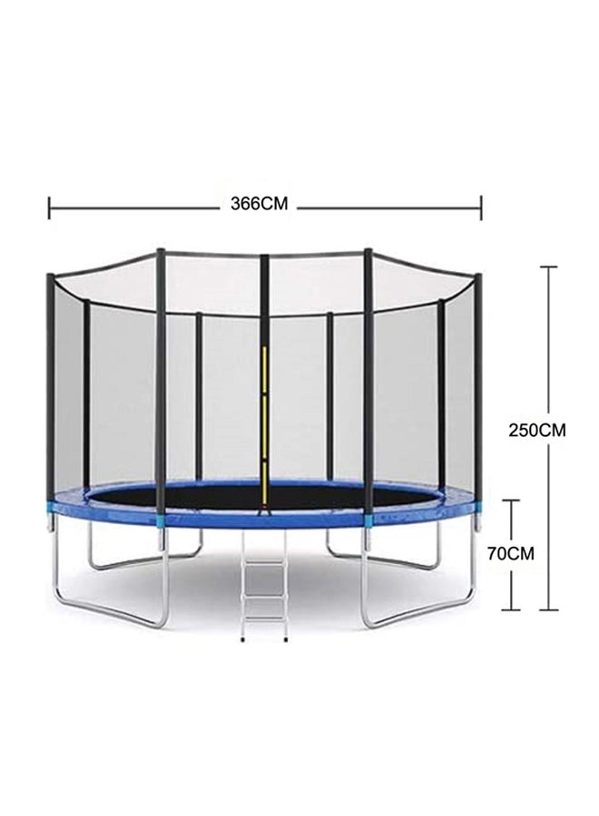 12-feet Outdoor Trampoline With Guard Net 366x366x250cm