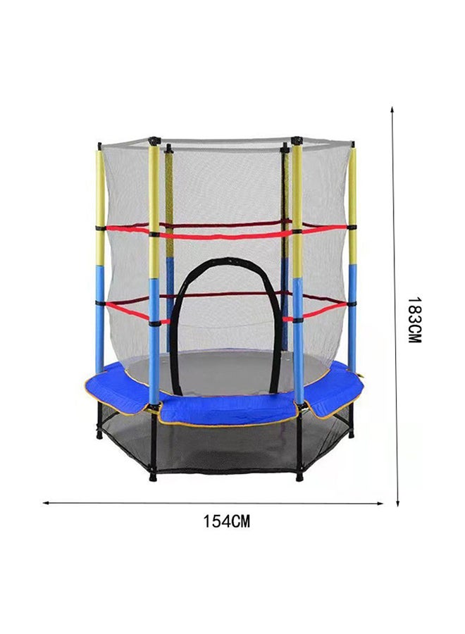 Trampoline 5.5 Feet Soft Comfortable Indoor And Outdoor Lightweight Portbale Jumping Trampoline 140X140X160cm