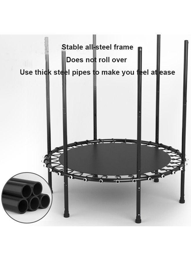 Trampoline 5.5 Feet Soft Comfortable Indoor And Outdoor Lightweight Portbale Jumping Trampoline 140X140X160cm