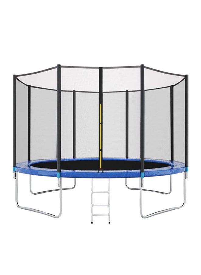 12ft Outdoor Trampoline With Guard Net And Ladder 366X366X250cm