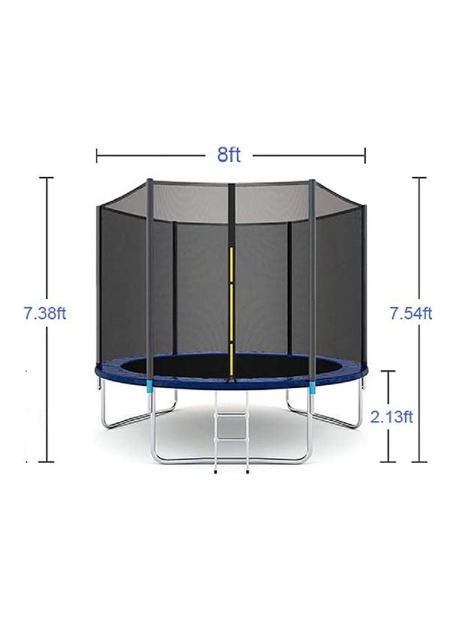 Trampoline 8 Feet Round  Fitness Gymnastic Outdoor Trampoline 244X244X210cm