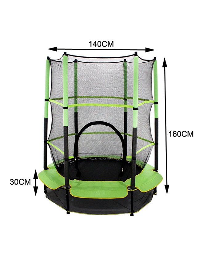 5.5 Feet Children's Trampoline Bounce Bed Protection Anti-injury Nylon 140x140x160cm