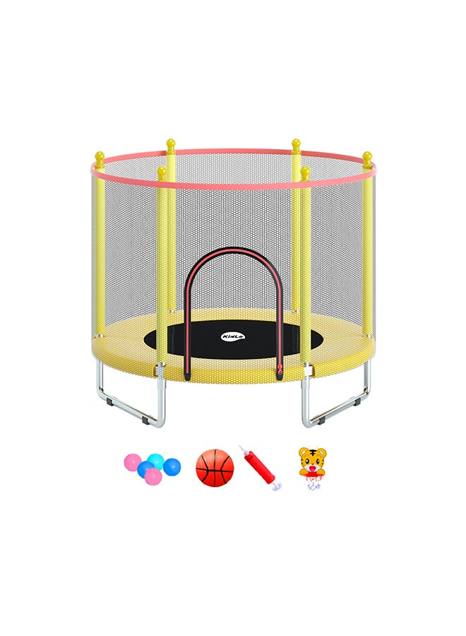 Trampoline With Safety Gear Net 140x140x120cm