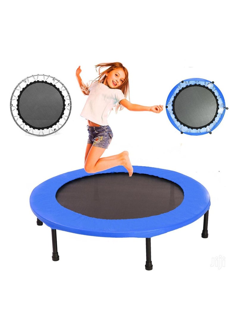 H PRO Trampoline for Kids & Adults | Rebounder Trampoline for Exercise, Fitness and Workout| Outdoor and Indoor 40 Inch Trampoline| Blue