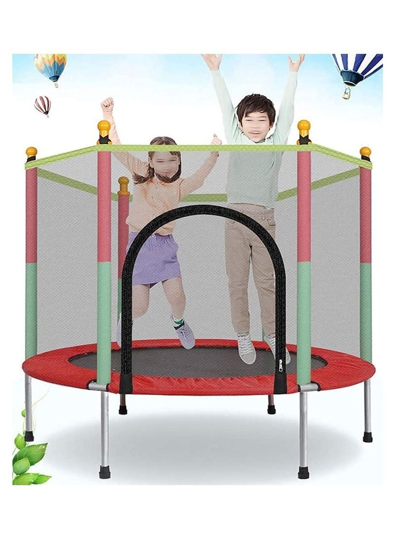Indoor Trampoline with Protection Net Adult Children Jumping Bed Enclosure Outdoor Trampolines Workout Fitness Equipment