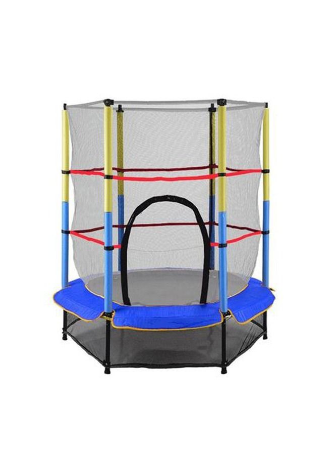 5.5feet Durable Round Trampoline With Safety Pad And Enclosure Net