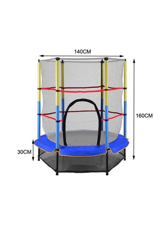 5.5FT Jumping Trampoline Waterproof Breathable Full Enclosed Portable