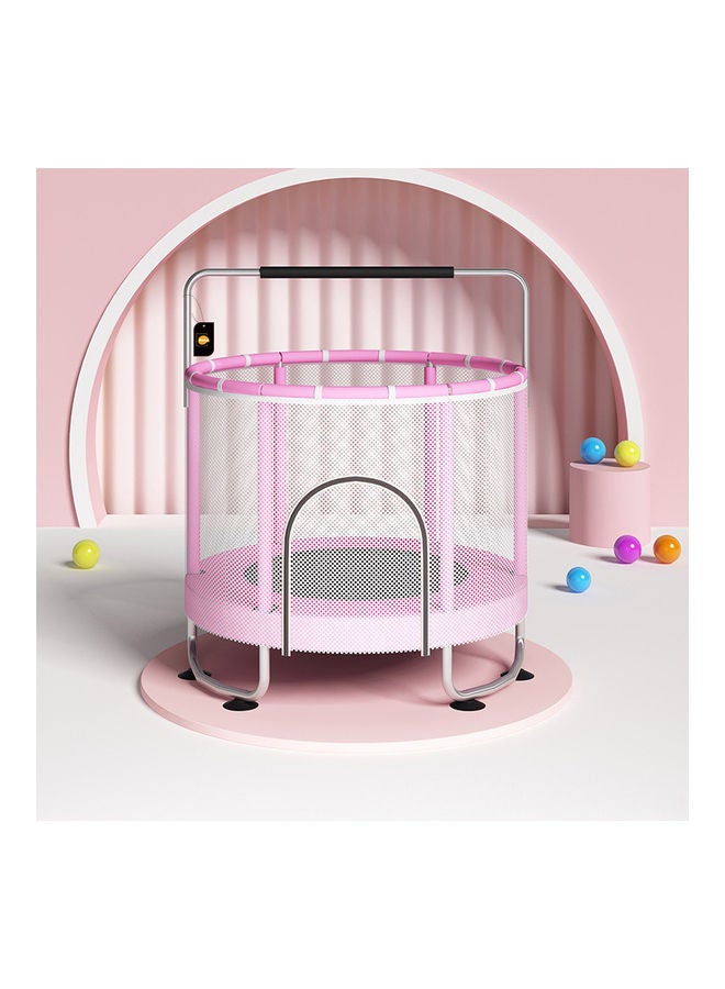 Children's Indoor Home With Guard Net With Horizontal Bar Bouncing Bed Trampoline with Safety Enclosure Net Outdoor