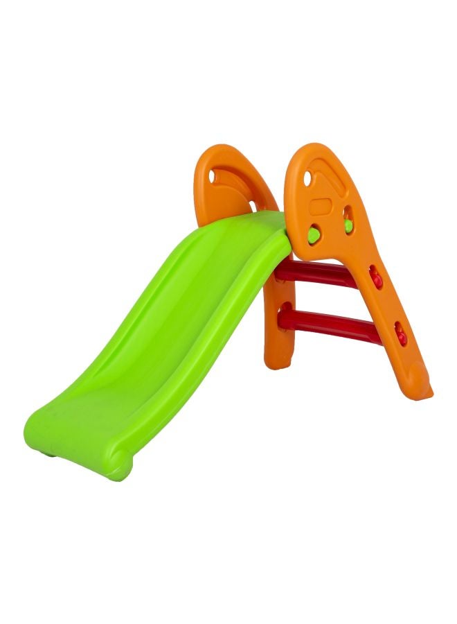 Toddler Foldable Baby Slide Fun Playground Plastic Kids Sliding Play Set 113x60x70cm