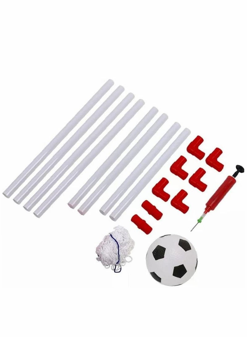 Football Goal, Soccer Goal, Plastic Folding Mini Football, Portable Soccer ball Goal Post Net Set for Kids for Backyard, Kids Sport Indoor Outdoor Games Toy
