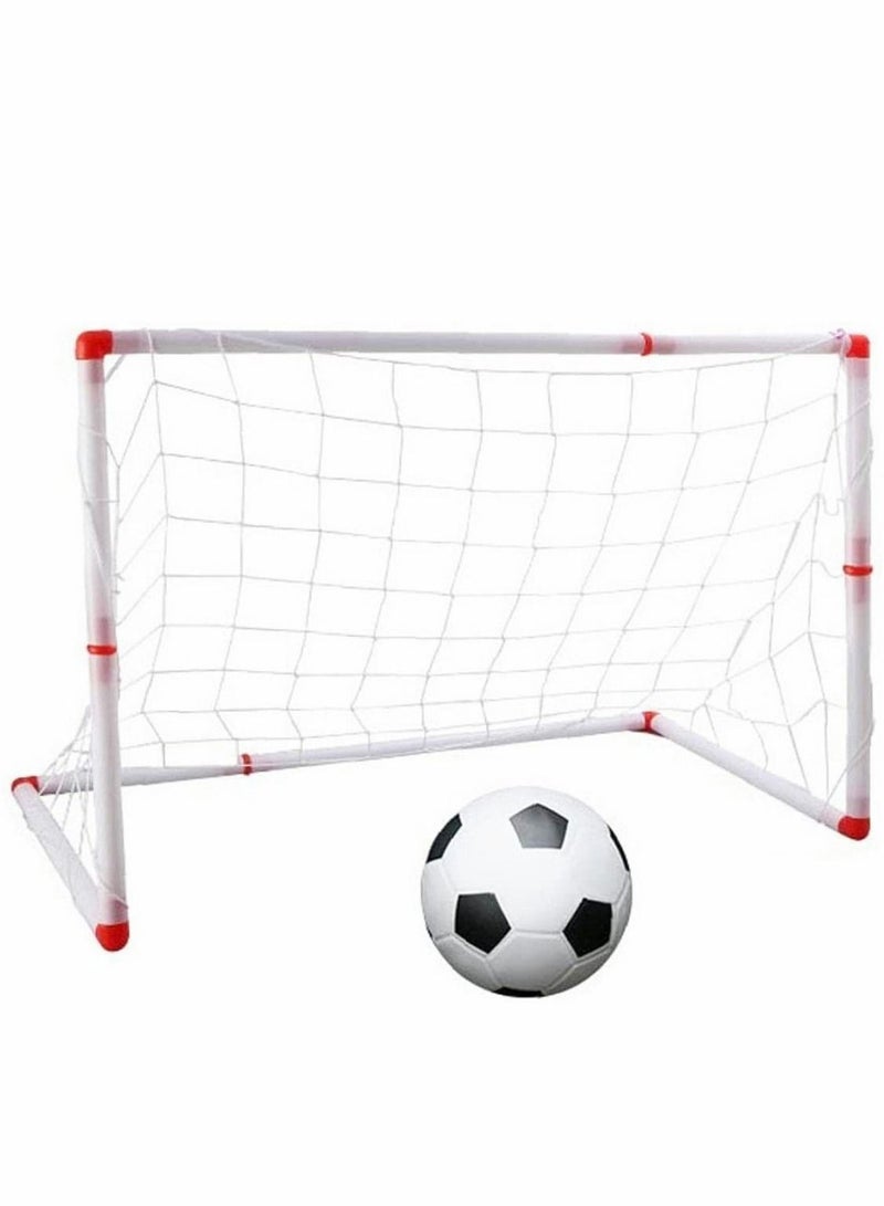 Football Goal, Soccer Goal, Plastic Folding Mini Football, Portable Soccer ball Goal Post Net Set for Kids for Backyard, Kids Sport Indoor Outdoor Games Toy