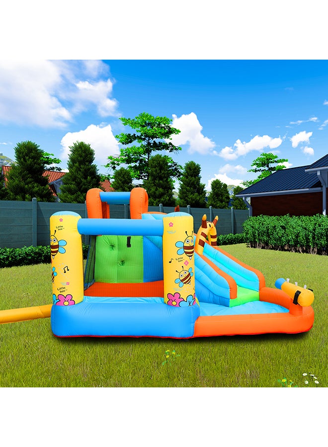 Inflatable Water Park Honeybee Bouncy Castle Slide 355 x 300 x 205cm