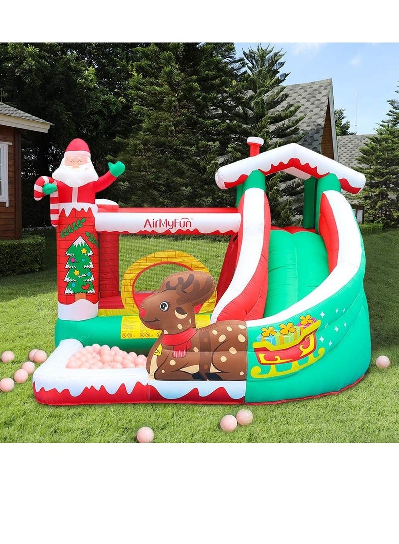 Merry Christmas Inflatable Bouncy Castle