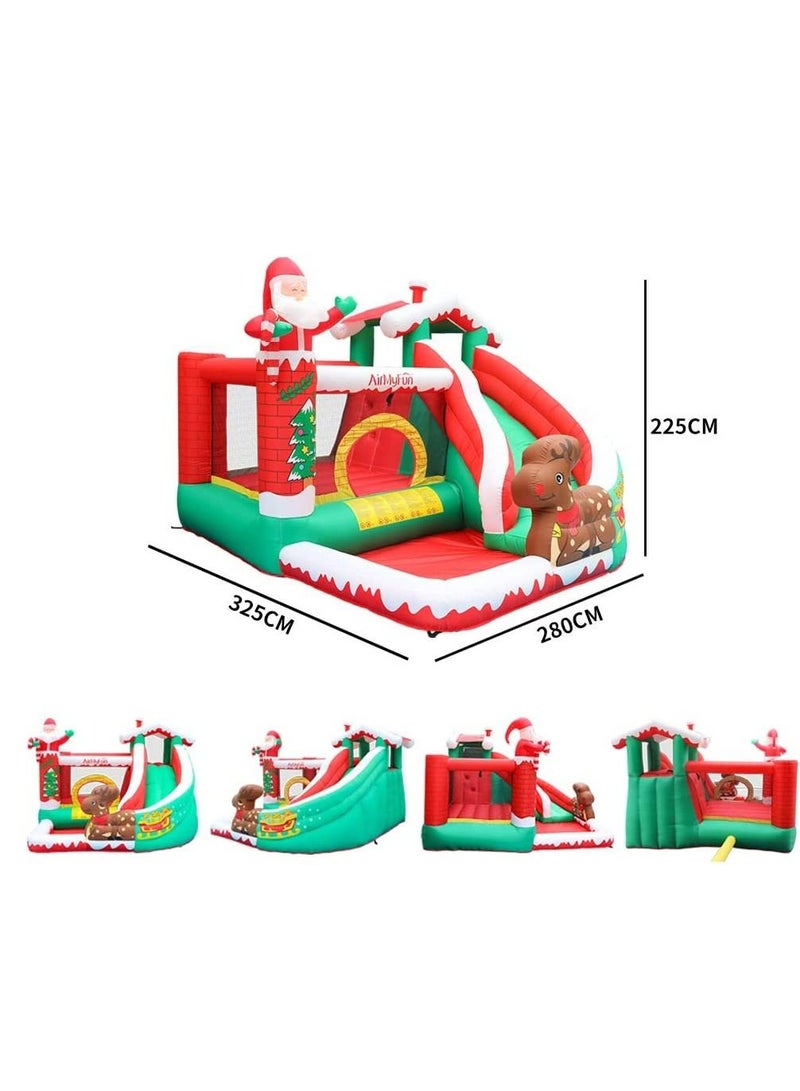Merry Christmas Inflatable Bouncy Castle