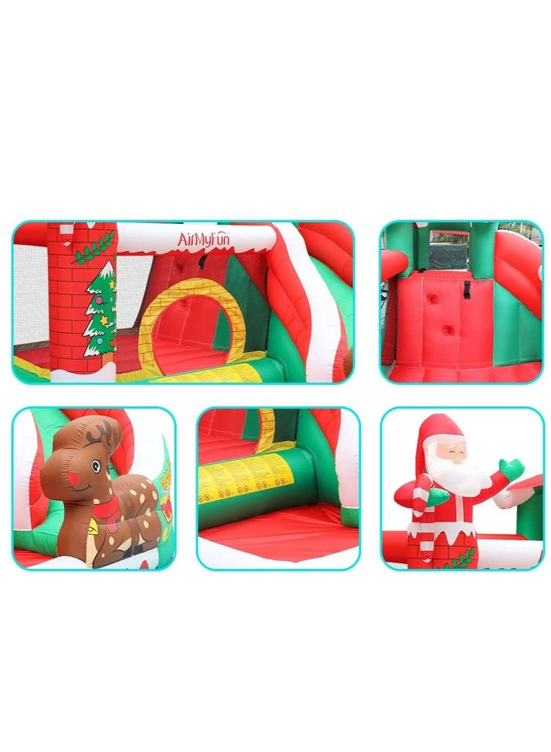 Merry Christmas Inflatable Bouncy Castle