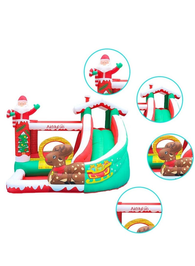 Merry Christmas Inflatable Bouncy Castle