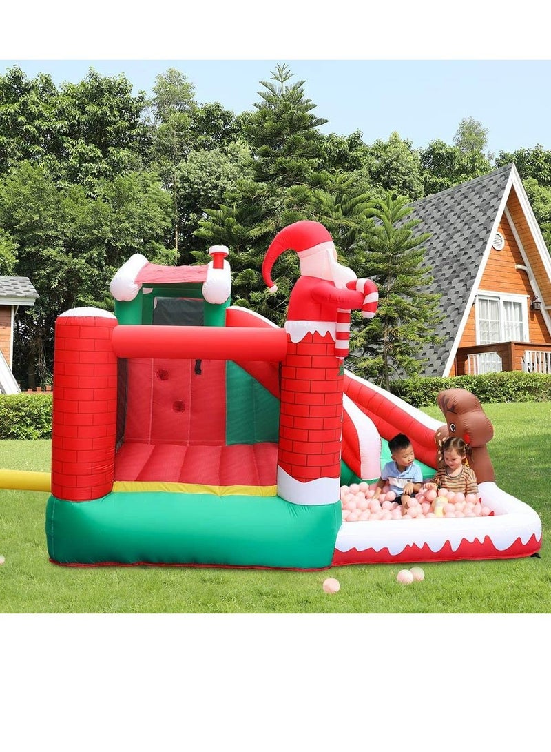 Merry Christmas Inflatable Bouncy Castle