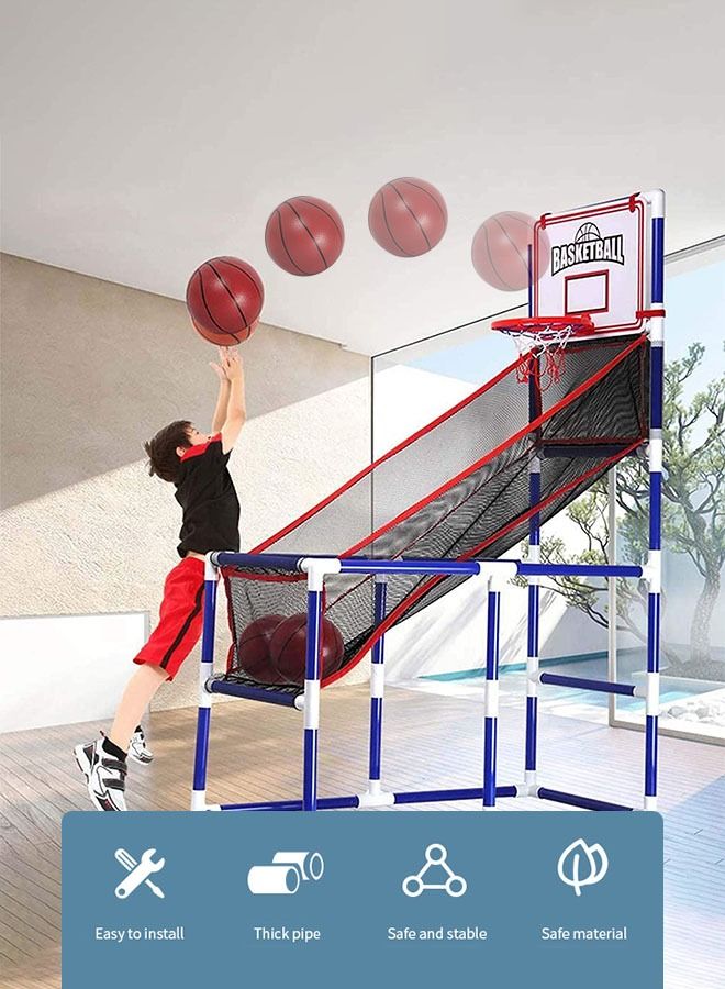 Arcade Basketball Hoop Game – Basement Toys – Basketball Hoop for Kids – Basketball Game with Hoop Training System –Air Pump Included- Kids Indoor Sports Toys – Fun and Entertaining