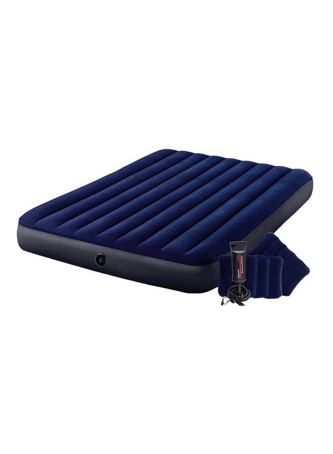 Durabeam Queen Classic Downy Airbed W/ Hand Pump