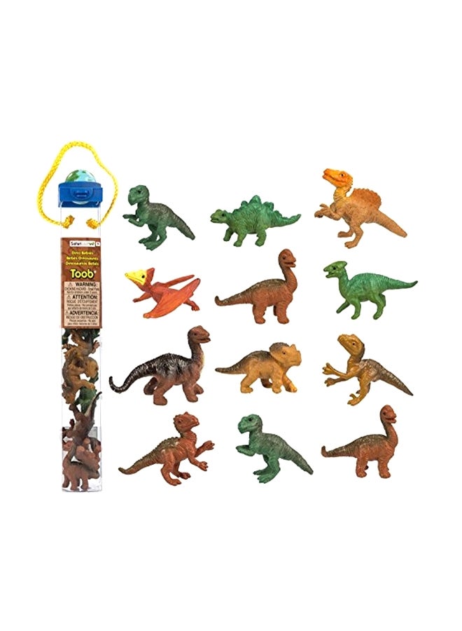 10-Piece Dino Babies Playset 680104