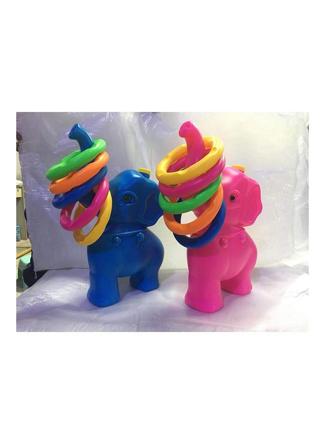 Exciting Kindergarten Catching Plastic Ring Toss Toy, Pack of 4 20x11x34cm