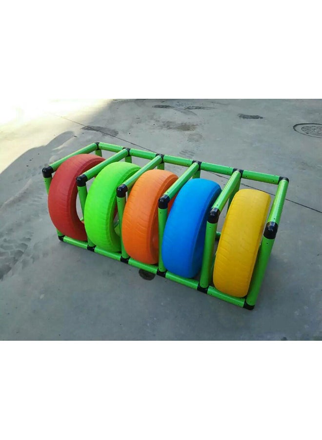 New Style Plastic Tire Storage Rack For Kid 255x53x53cm
