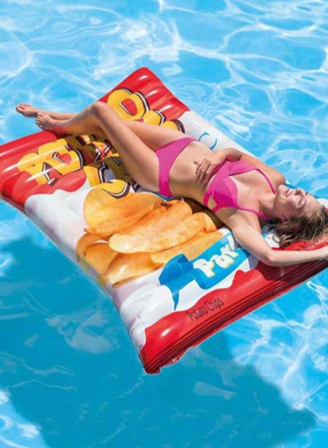 Potato Chips Design Pool Float 58776EP 70x55inch