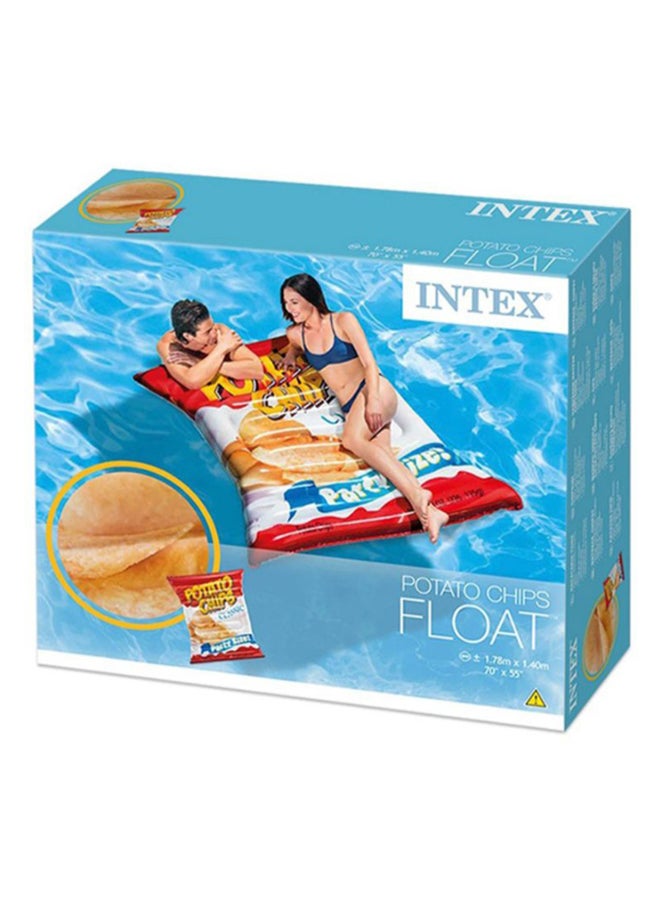 Potato Chips Design Pool Float 58776EP 70x55inch