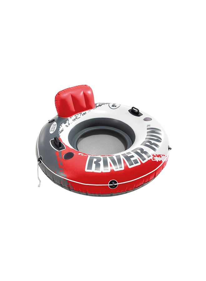 River Run 1 Inflatable Floating Lake Tube - Red Fire Edition