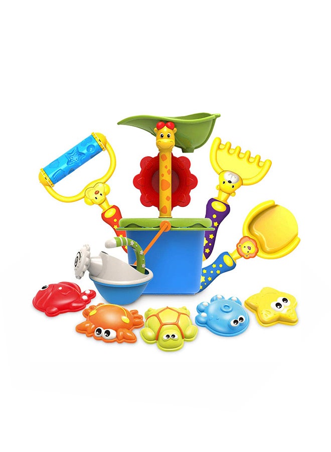11-Piece Castle Mold Beach Sand Toy Set