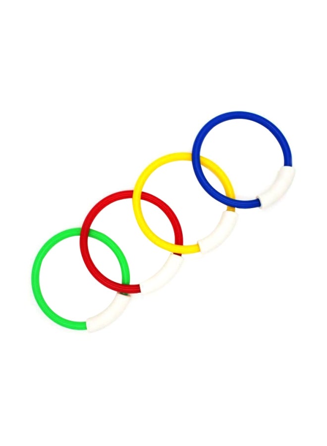 4-Piece Underwater Swimming Diving Sink Ring Set