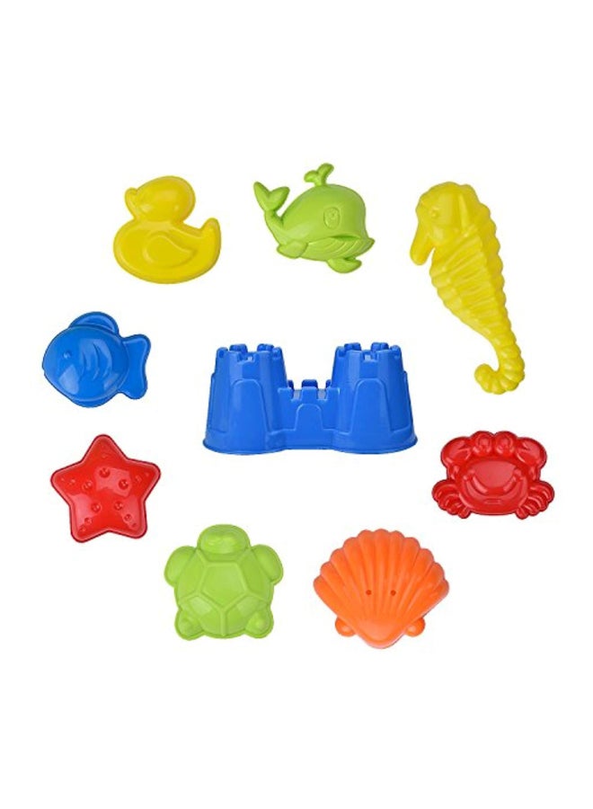 19-Piece Kids Beach Sand Plastic Toys Set